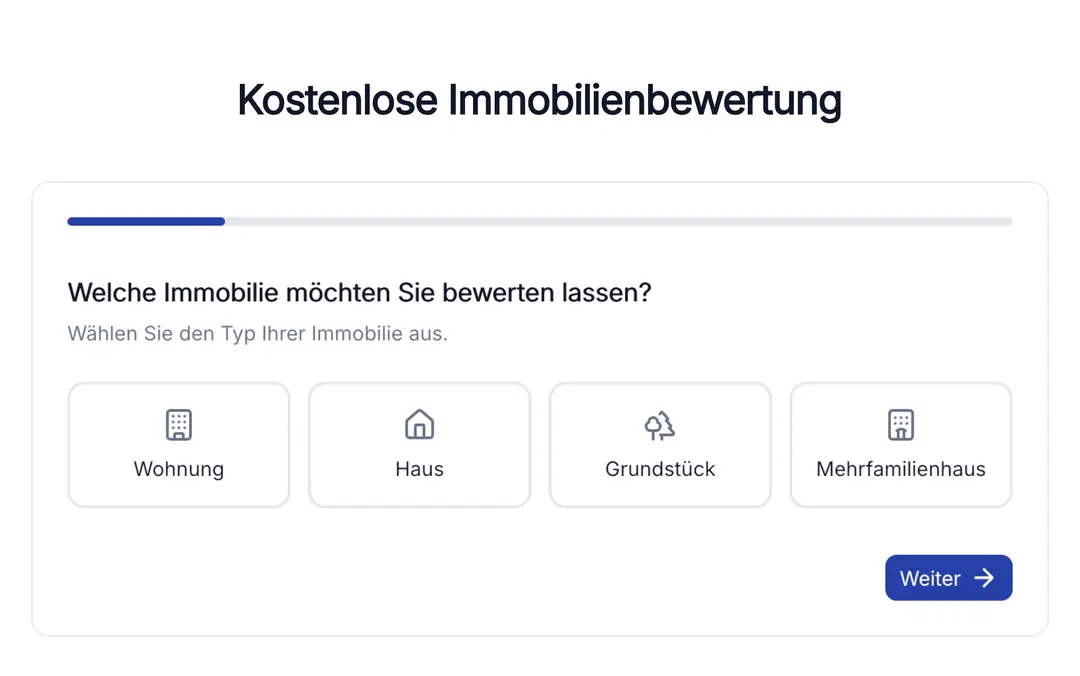 Kostenlose Online-Immobilienbewertung